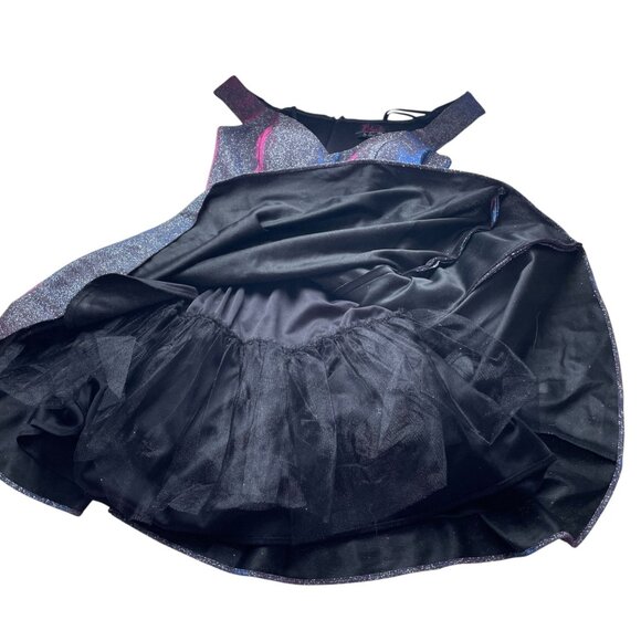 Blondie Nites Off-The-Shoulder Shine Fit & Flare Dress SZ 5 - Picture 8 of 13